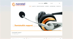 Desktop Screenshot of naratel.net.id