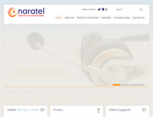 Tablet Screenshot of naratel.net.id